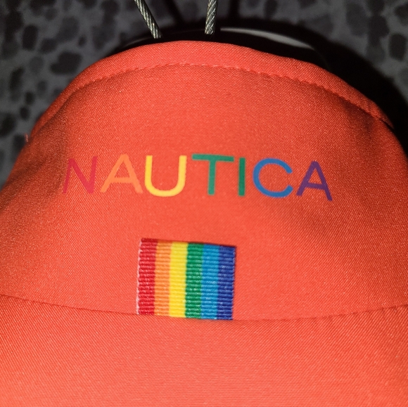 Nautica Men's Size L Full Zip Pride Windbreaker Weather Resistant Jacket NWT - Picture 14 of 14